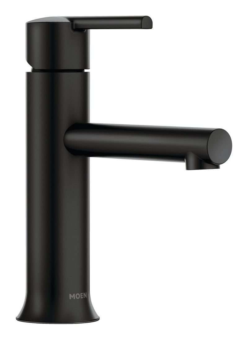 Arlys Single Handle Bathroom Faucet, Matte Black T9M5
