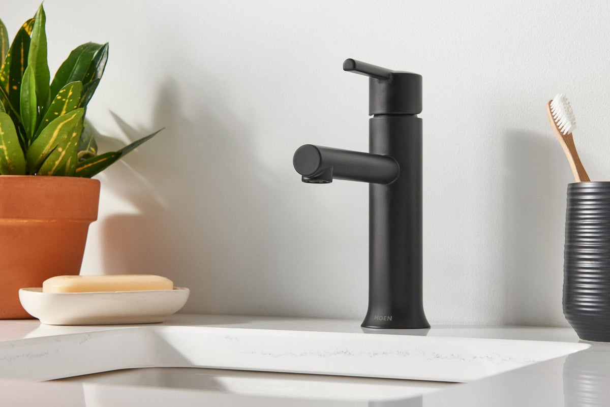 Arlys Single Handle Bathroom Faucet, Matte Black T9M5 - product image 3