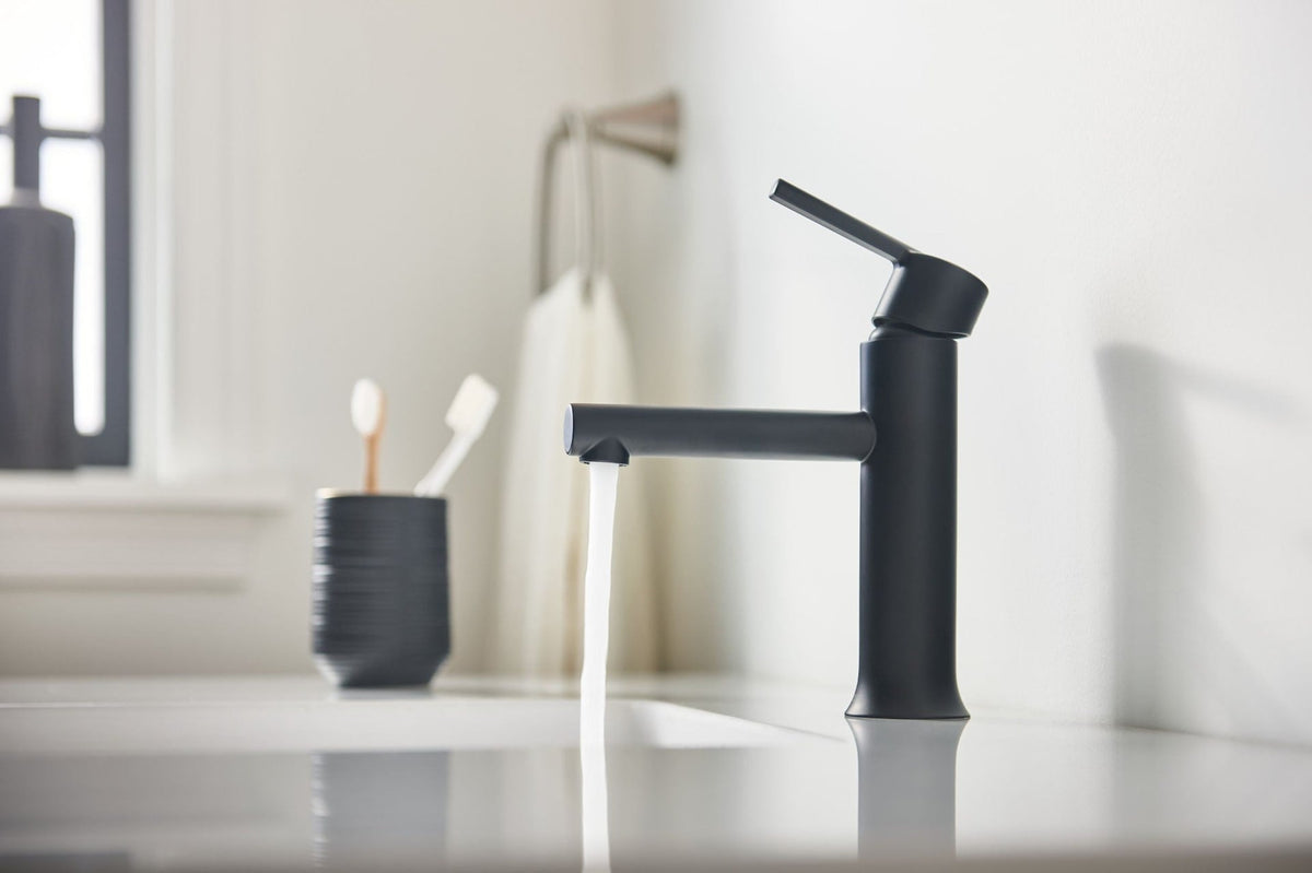 Arlys Single Handle Bathroom Faucet, Matte Black T9M5 - product image 4