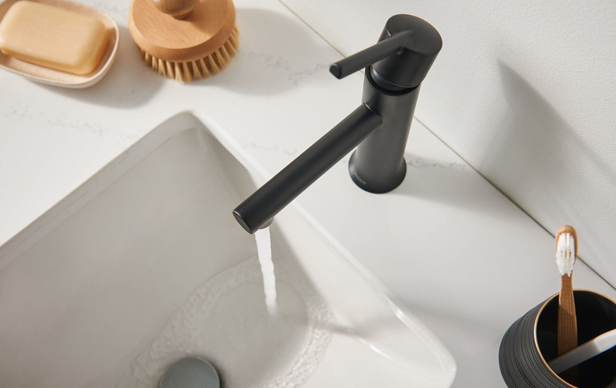 Arlys Single Handle Bathroom Faucet, Matte Black T9M5 - product image 7