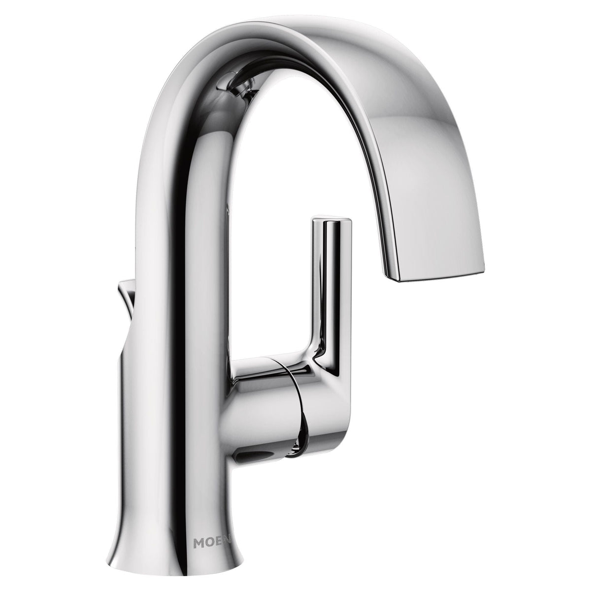 Doux Single Handle High Arc Bathroom Sink Faucet, Chrome Z6F4 - product image 1