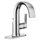Doux Single Handle High Arc Bathroom Sink Faucet, Chrome Z6F4 - product image 2