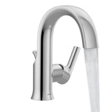 Doux Single Handle High Arc Bathroom Sink Faucet, Chrome Z6F4 - product image 3