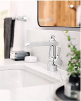 Flara Single Handle Single Hole Bathroom Sink Faucet, Chrome P8X0 - product image 4