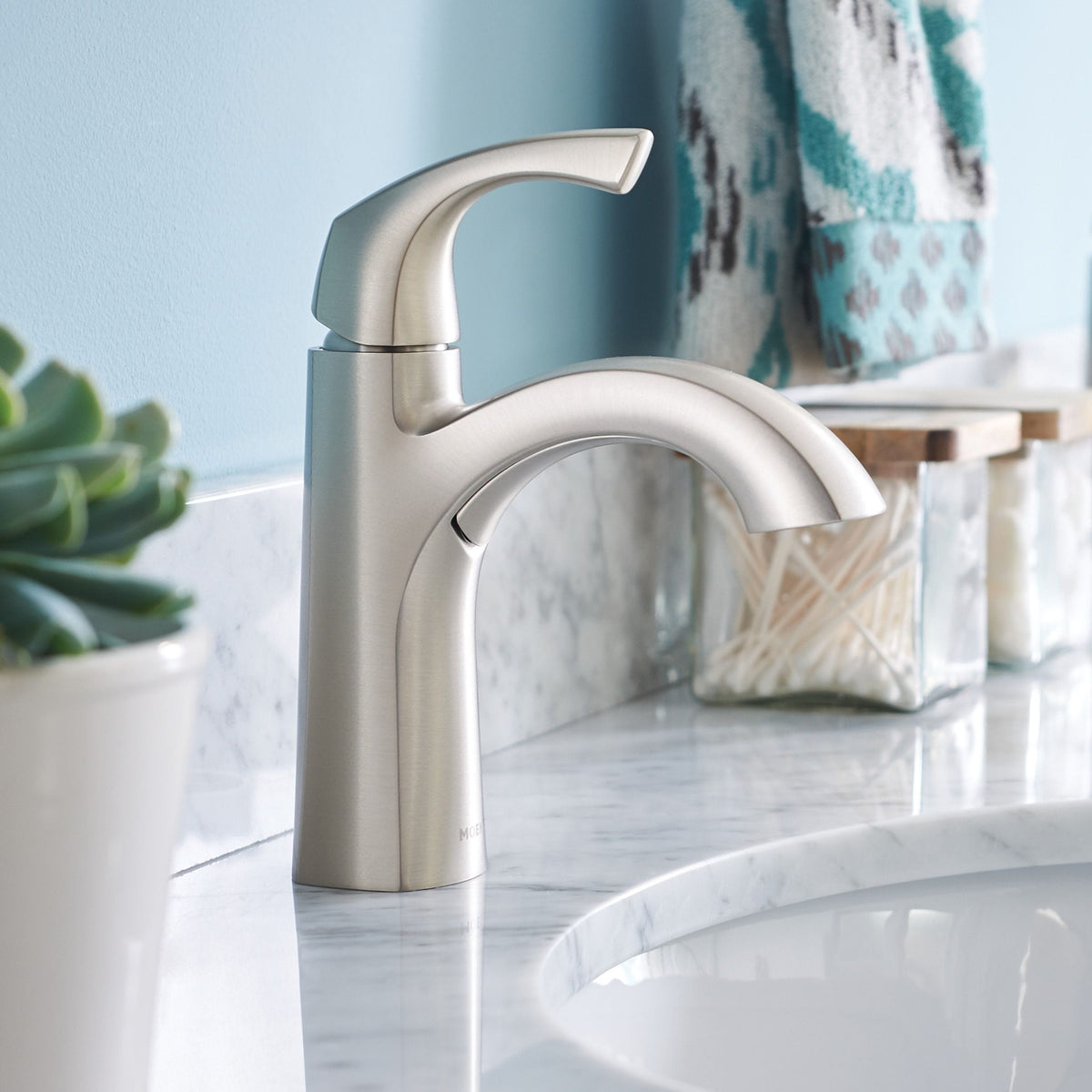 Lindor Single Handle Bathroom Faucet, Spot Resist Brushed Nickel I3I0 - product image 7