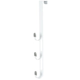 20" Over The Door Metal 3 Hook, White S0J9 - product image 1