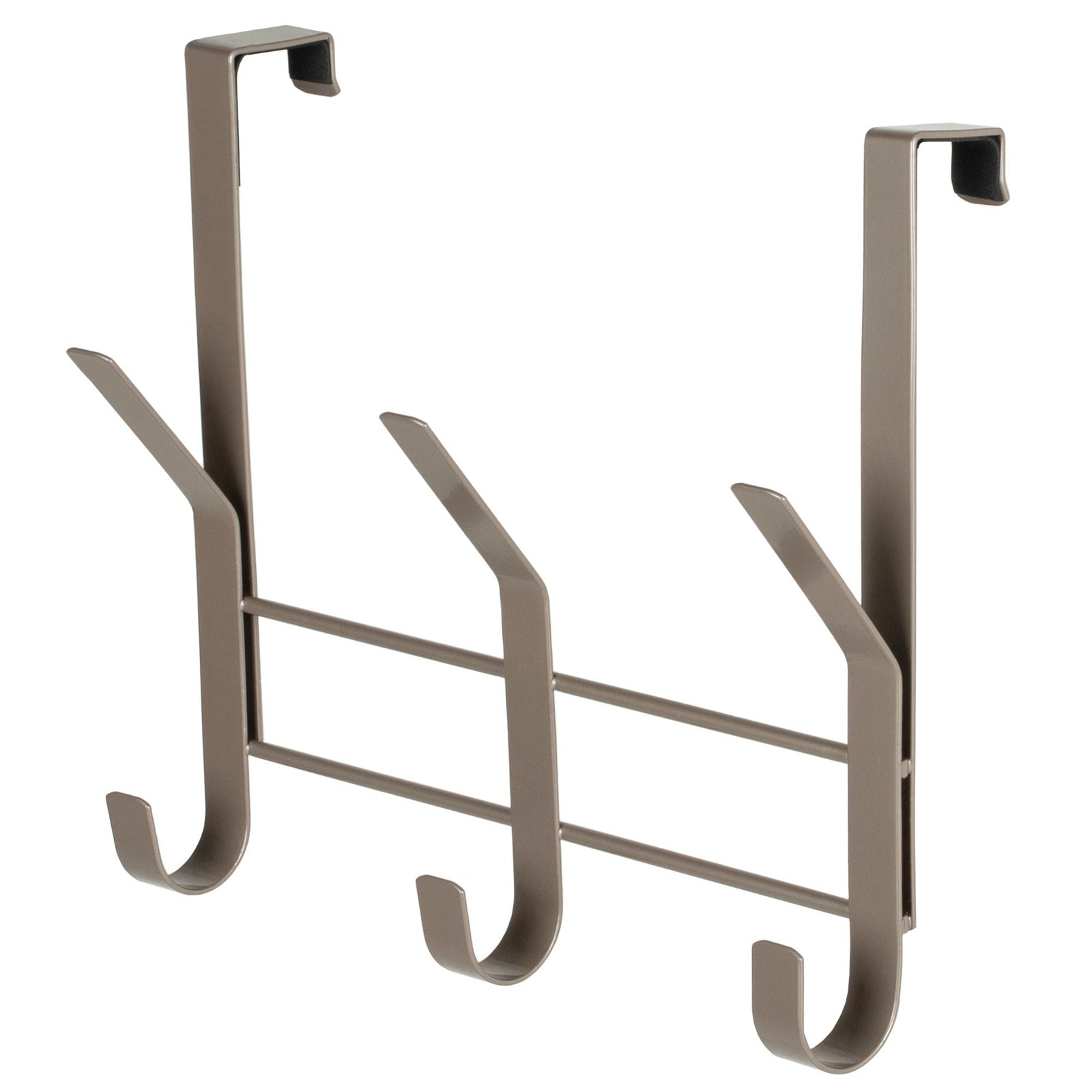 8.5" Over The Door Metal 3 Hook, Champagne L9J5 - product image 1