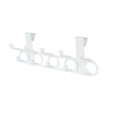 Plastic 10-Hook Over the Door Hook, White, 18.5-in B6X1 - product image 1