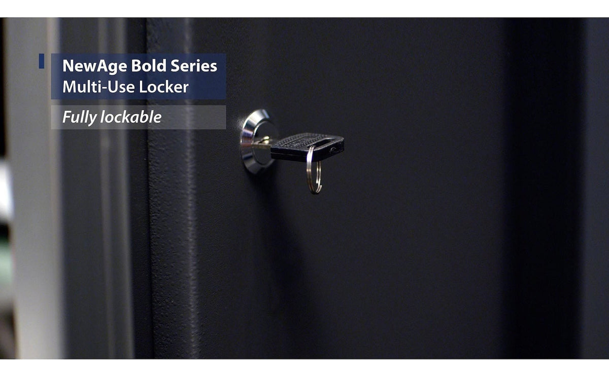 Bold 3.0 Series 24-Gauge Steel Multi-Use Locker, Fully-Welded, 800-lb Capacity, Black/Grey, 30-in F4Z7 - product image 5