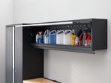 Bold 3.0 Series All-in-One Lockable Steel Garage Cabinetry Set with Bamboo Top, Grey, 90-in x 18-in x 72-in, 4-pc J2W6 - product image 5