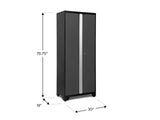 Bold Series 24-Gauge Steel RTA Storage Locker with 3 Shelves, Black/Grey, 30-in H8O1 - product image 5