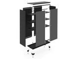 Bold Series Lockable 24-Gauge Steel RTA Storage Locker with 3 Shelves, Grey/Black, 42-in E2A2 - product image 2