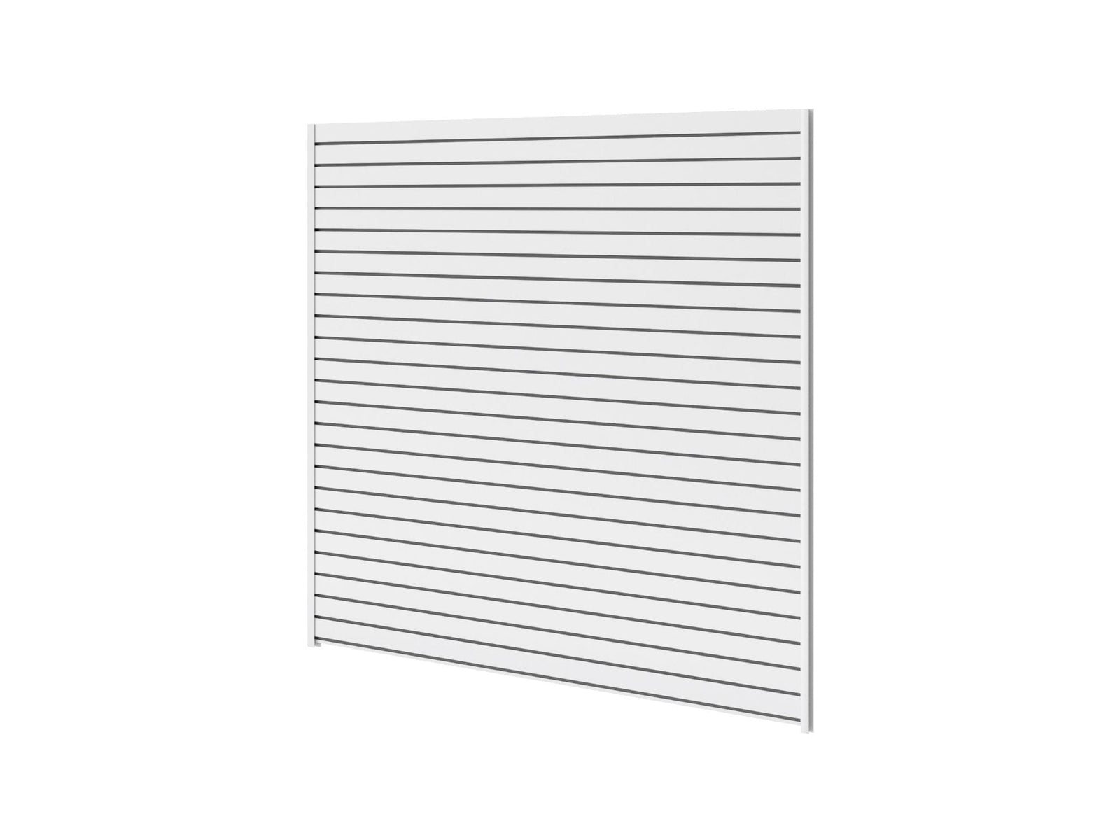 PVC Slatwall, 40-sq-ft, White W3U1 - product image 1