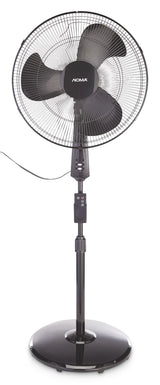 Oscillating Pedestal/Stand Fan with Remote Control, 3-Speed, Black, 18-in N0N8 - product image 1
