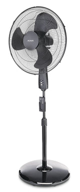Oscillating Pedestal/Stand Fan with Remote Control, 3-Speed, Black, 18-in N0N8 - product image 2