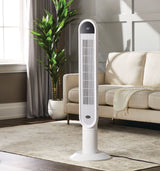 Oscillating Tower Fan, Remote Control, 3-Speed, White, 45-in W3C4 - product image 7