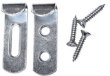 Invisible Mirror Holder, For Frameless Mirrors, Steel Construction, Silver, 4-pk U2M5 - product image 1