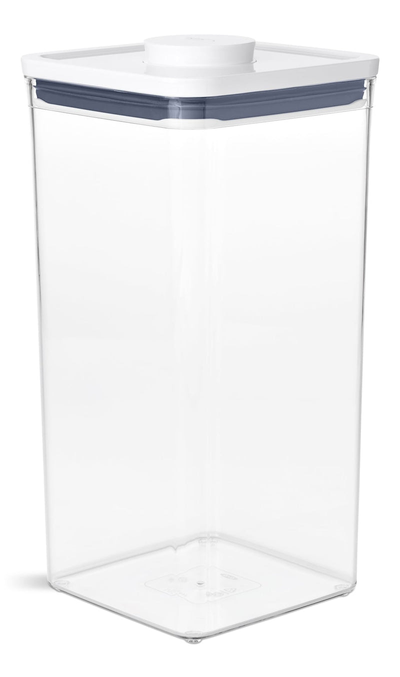 Big Square Plastic Pantry Storage POP Container, 5.7-L, Tall, BPA-Free C6H7