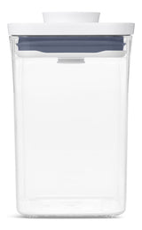 POP Square Plastic Food Storage Container, 1-L, Small, with Airtight Seal H1C8 - product image 1