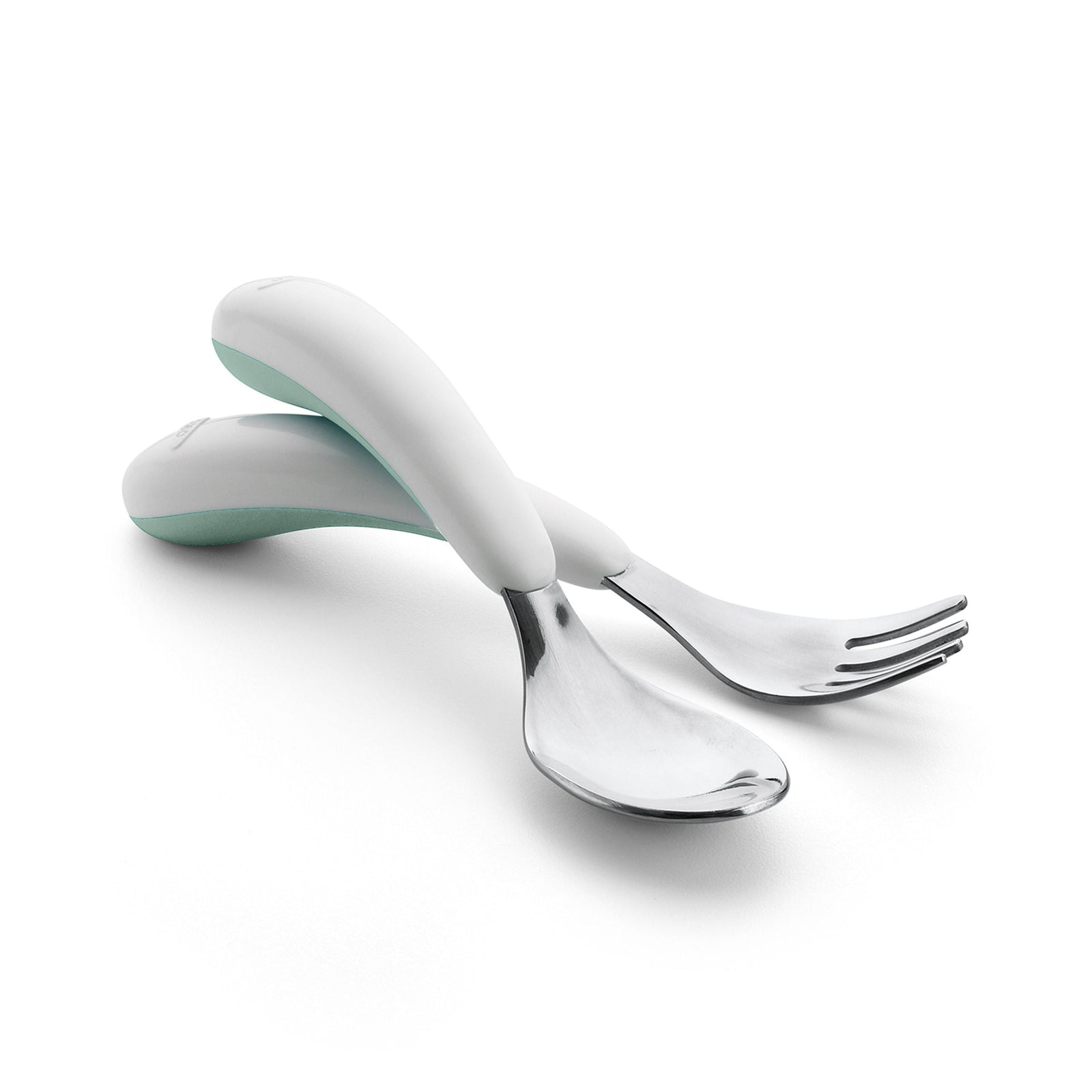 Tot On-the-Go Fork & Spoon Set, Opal W2F5 - product image 1