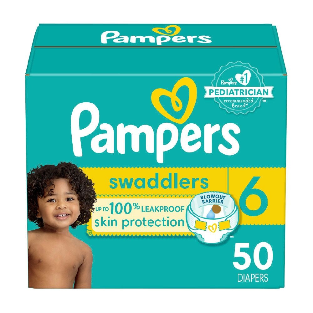 Swaddlers Size 6 Leak-Free Diapers, 50-pc X6Q9 - product image 1