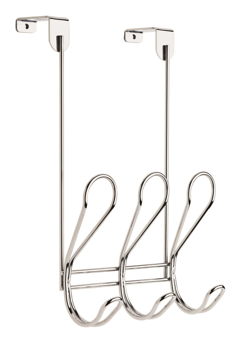 Dolen Steel 3-Hook Over the Door Rail, Assorted Colours K3S1