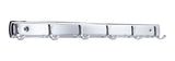 Stainless Steel 6-Hook Rail, Chrome, 19-in J1D7 - product image 1