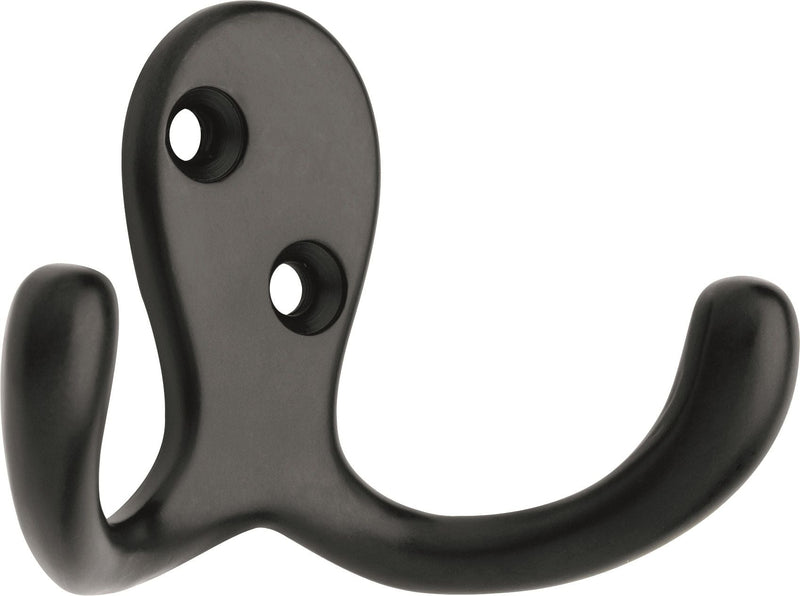 Stainless Steel Single Double Prong Robe Hooks, Assorted Colours, 4-pk J8Z9