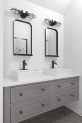 Breckenridge Single Handle High Arc Bathroom Sink Faucet, Push & Seal Drain, WaterSense Certified, Black S7U4 - product image 4