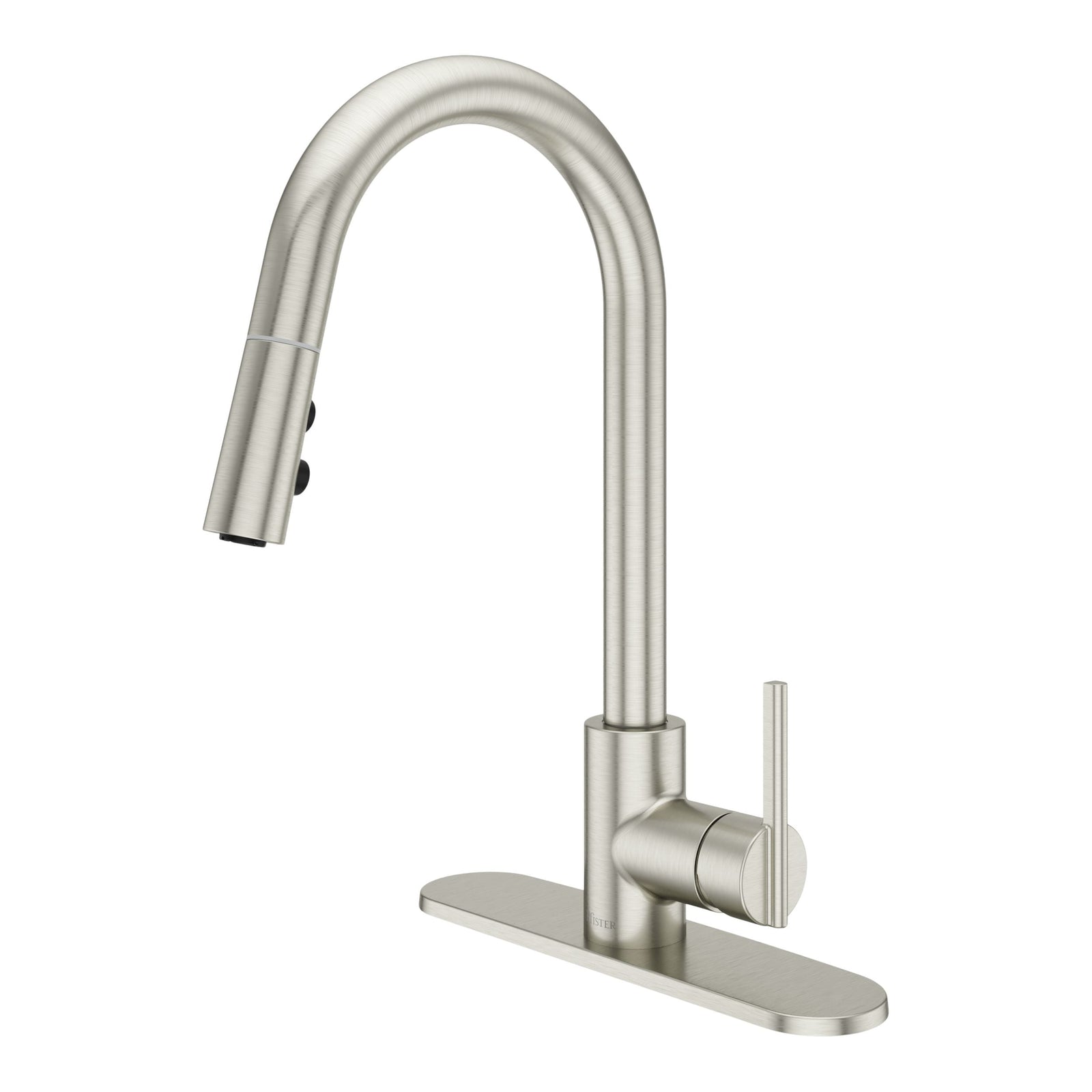 Modern Pull-Down Kitchen Faucet, Stainless Steel H0A2 - product image 1