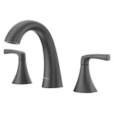 Rancho 8-in Widespread Bath Faucet, Matte Black D9D3 - product image 1
