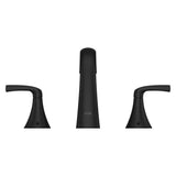 Rancho 8-in Widespread Bath Faucet, Matte Black D9D3 - product image 2