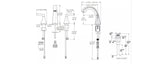 Rancho 8-in Widespread Bath Faucet, Matte Black D9D3 - product image 8