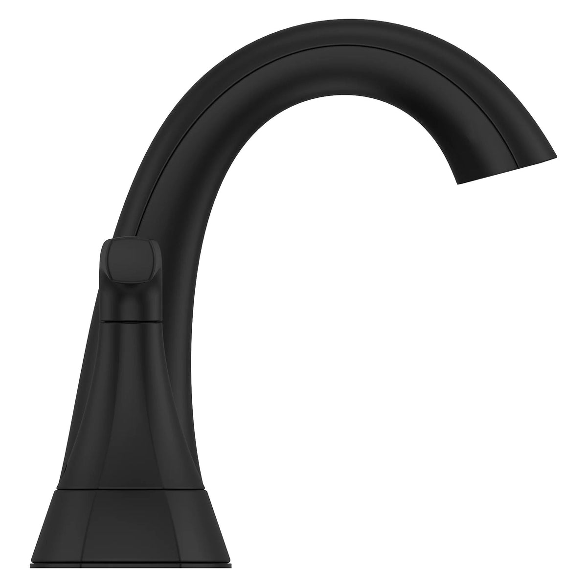Rancho Double Handle 4-in Centreset Bathroom Sink Faucet Push & Seal Drain, WaterSense Certified, Matte Black A5D5 - product image 4