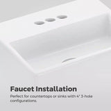 Vaneri 4-in Centreset Bath Faucet, Matte Black P9Y4 - product image 7