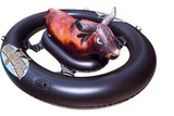 Inflatabull Inflatable Bull Ride-On Lake/Pool Float Toy, Brown D0G1 - product image 1