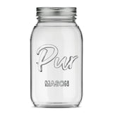 Mason Regular Mouth Canning Glass Jar with Lid & Band, 32-oz/946-mL, 12-pk F6V4 - product image 1