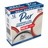 Mason Regular Mouth Canning Lid with No Band, 12-pk E1B4 - product image 1