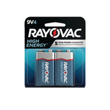 HIGH ENERGY 9V/9 Volt Alkaline Batteries, Long Lasting, All Purpose, 4-pk G6X1 - product image 3