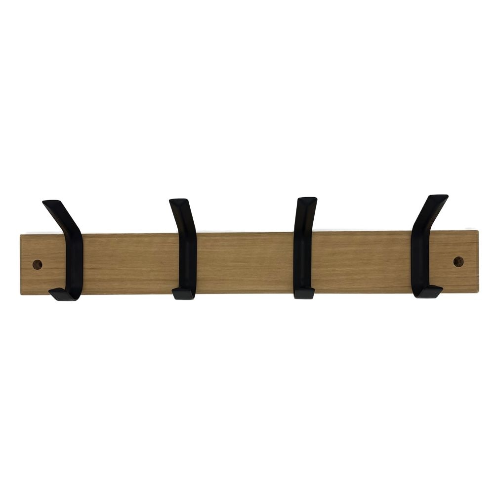 Double 4 Hook on Board, 18", Black P2Z9 - product image 1