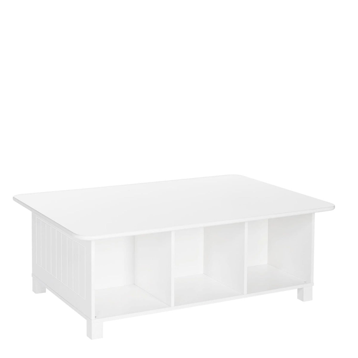 Home Kids' Desk, Activity & Play Table with 6 Storage Cubbies, For Bedroom/Playroom, White P9T5 - product image 1