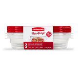 TakeAlong Rectangle Plastic Food Storage Container Set with Quik Clik Seal Lid, 6-pc A1X7 - product image 1
