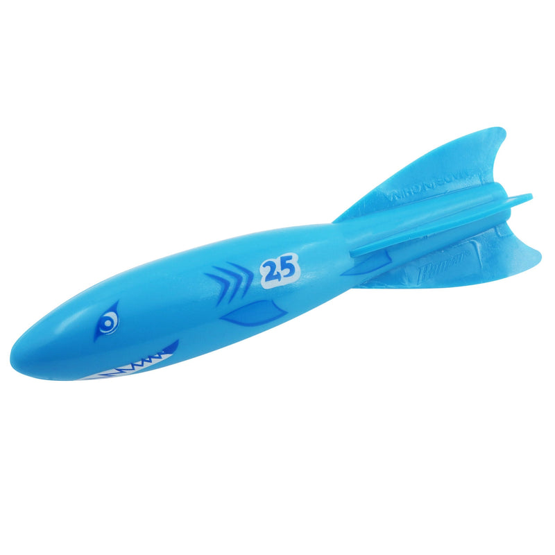 Torpedo Beast Underwater Pool Diving Toys, Multi-Coloured, Assorted, 4-pk, Ages 3+, for Beach/Pool Fun Activities D7L1