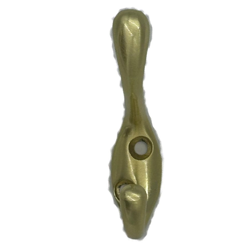 Single Hook, 3.5", Satin Brass, 3pk G2O9 - product image 1