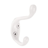 Single Hook, 3.5", White, 3pk V4N2 - product image 1