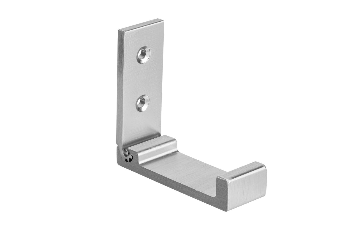 Single Metal Flip Hook, Brushed Nickel Y9M4 - product image 1