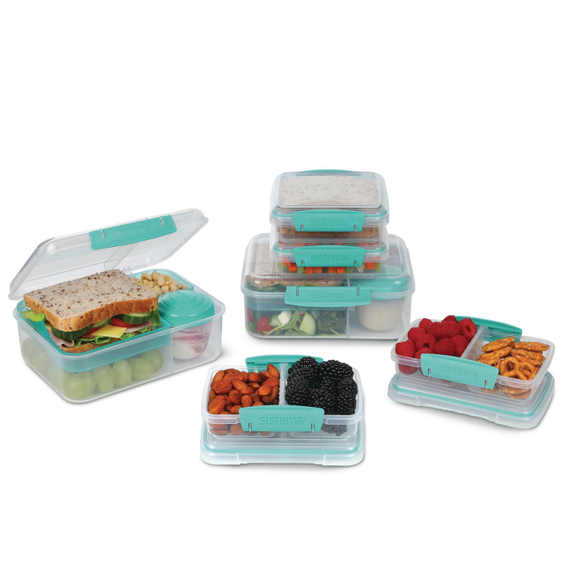 Bento To-Go Box, 6-pk, Assorted Colours P6Z4