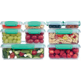 To Go Rectangular Food Storage Container Set with Removable Dividers, 18-pc P7R0 - product image 1