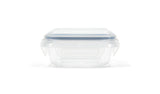 Clear Rectangular Clear Food Storage Container, Nestable, 250-mL W0K4 - product image 1