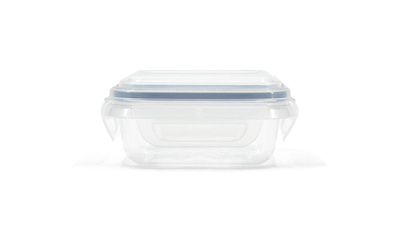 Clear Rectangular Clear Food Storage Container, Nestable, 250-mL W0K4